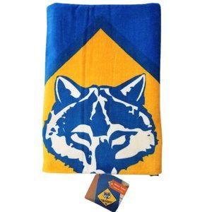 CUB SCOUTS Boy Scouts of America - Blue Camp Beach Pool Bath Towel - New